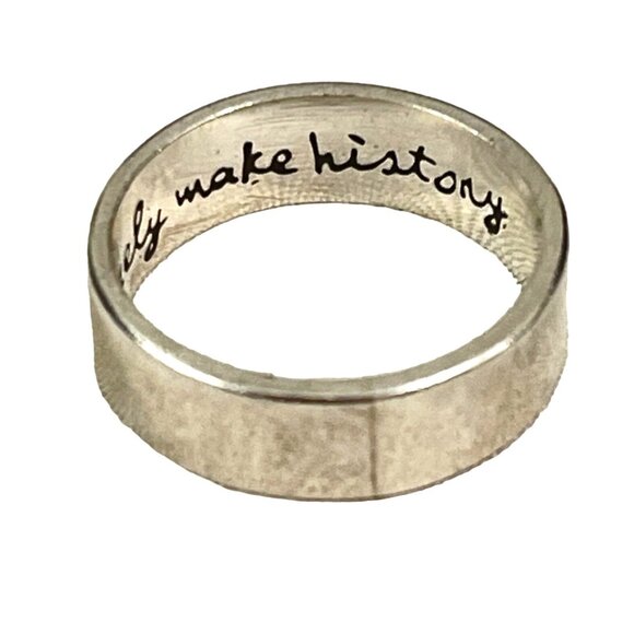 Sterling Silver "Well-Behaved Women Rarely Make History" Ring - Picture 5 of 7